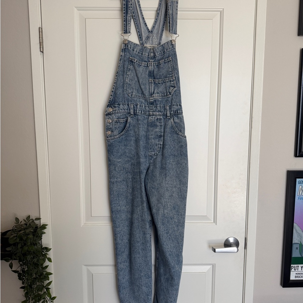 We The Free Classic Blue Denim Overalls- Medium
